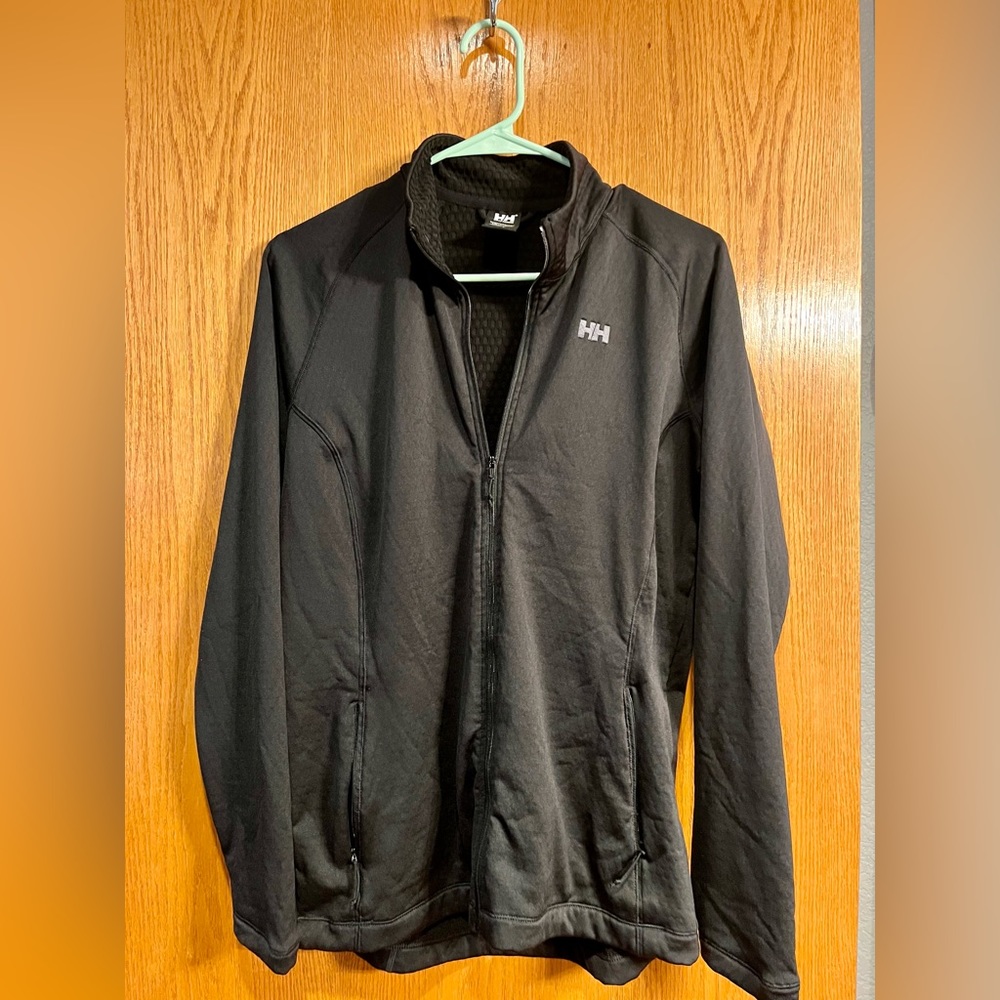 Helly Hansen Black Zip Up Light Weight Athletic Jacket Women’s Large
